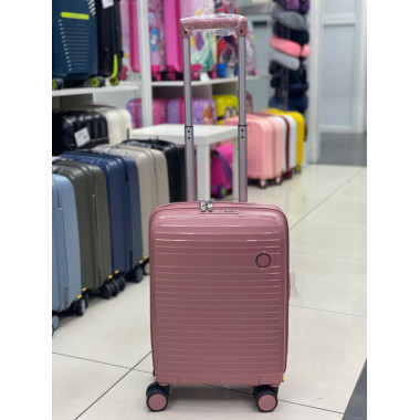 Чемодан 19 дюймов Luna розовый из полипропилена (ручная кладь)