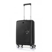 Чемодан 20 дюймов American Tourister A08*09022 Curio Spinner черный с расширением из полипропилена (ручная кладь)