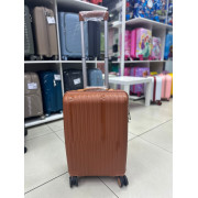 Чемодан 20 дюймов Bentis коричневый из полипропилена (ручная кладь)