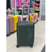 Чемодан 20 дюймов Luna темно-зеленый из полипропилена (ручная кладь)
