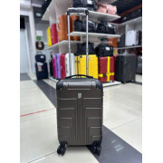 Чемодан 20 дюймов Luyida коричневый из поликарбоната (ручная кладь)