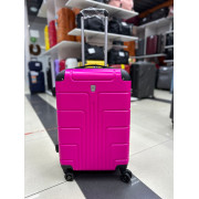 Чемодан 20 дюймов Luyida ярко-розовый из поликарбоната (ручная кладь)