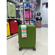 Чемодан 20 дюймов Mironpan авокадо с расширением из полипропилена (ручная кладь) (м74)