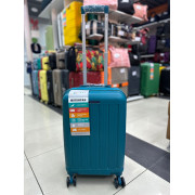 Чемодан 20 дюймов Mironpan бирюзовый с расширением из полипропилена (ручная кладь) (м97-2)