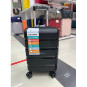 Чемодан 20 дюймов Mironpan черный из полипропилена (ручная кладь) (м92)