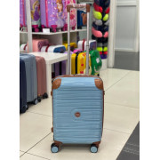 Чемодан 20 дюймов Mironpan голубой из полипропилена (ручная кладь) (м101)