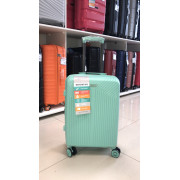 Чемодан 20 дюймов Mironpan мятный с расширением из полипропилена (ручная кладь) (м72)
