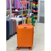 Чемодан 20 дюймов Mironpan оранжевый из полипропилена (ручная кладь) (м82)