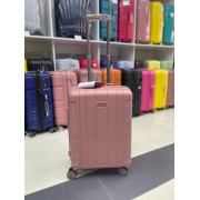Чемодан 20 дюймов Mironpan пудра с расширением из полипропилена (ручная кладь) (м73)