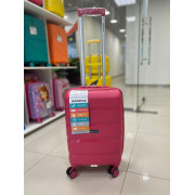 Чемодан 20 дюймов Mironpan темно-розовый из полипропилена (ручная кладь)