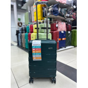 Чемодан 20 дюймов Mironpan темно-зеленый из полипропилена (ручная кладь) (м71)