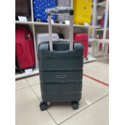 Чемодан 20 дюймов Mironpan темно-зеленый из полипропилена (ручная кладь) (м92)