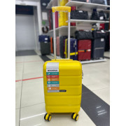 Чемодан 20 дюймов Mironpan желтый из полипропилена (ручная кладь) (м92)