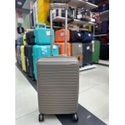 Чемодан 20 дюймов Proxis коричневый из полипропилена (ручная кладь)