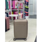 Чемодан 20 дюймов Rinkler бежевый из полипропилена (ручная кладь)