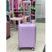 Чемодан 20 дюймов Rinkler сиреневый из полипропилена (ручная кладь)