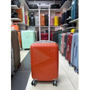 Чемодан 20 дюймов TR Space оранжевый из поликарбоната с расширением (ручная кладь)