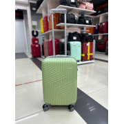 Чемодан 20 дюймов TR Space зеленый из поликарбоната с расширением (ручная кладь)