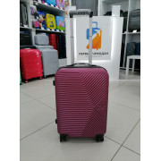 Чемодан 20 дюймов TR Start бордовый из поликарбоната с расширением (ручная кладь)