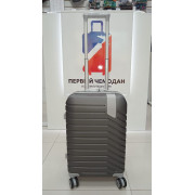 Чемодан 20 дюймов TR T темно-серый из поликарбоната (ручная кладь)