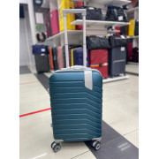 Чемодан 20 дюймов TR T зеленый из поликарбоната (ручная кладь)