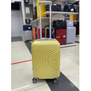 Чемодан 20 дюймов TR Travel желтый из поликарбоната (ручная кладь)