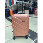 Чемодан 20 дюймов TR V розовый из поликарбоната (ручная кладь)