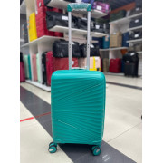 Чемодан 20 дюймов Travel Air бирюзовый из полипропилена (ручная кладь)