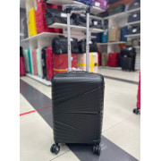 Чемодан 20 дюймов Travel Air черный из полипропилена (ручная кладь)