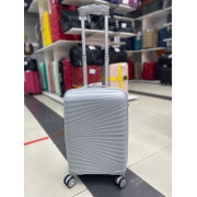 Чемодан 20 дюймов Travel Air светло-серый из полипропилена (ручная кладь)