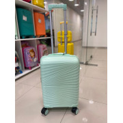 Чемодан 20 дюймов Travel Air светло-зеленый с расширением из полипропилена (ручная кладь)