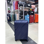 Чемодан 20 дюймов Travel Fashion Wave фиолетовый из полипропилена (ручная кладь)