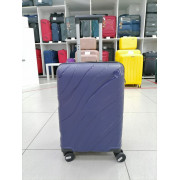 Чемодан 20 дюймов Travel Fashion Wave фиолетовый с расширением из полипропилена (ручная кладь)
