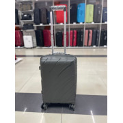 Чемодан 20 дюймов Travel Fashion Wave темно-серый из полипропилена (ручная кладь)