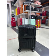Чемодан 20 дюймов Travel Speed черный из полипропилена (ручная кладь)