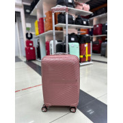 Чемодан 20 дюймов Travel Speed розовый из полипропилена (ручная кладь)
