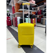 Чемодан 20 дюймов Travel Speed желтый из полипропилена (ручная кладь)