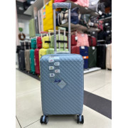 Чемодан 20 дюймов Uplight голубой из полипропилена (ручная кладь)