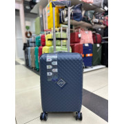 Чемодан 20 дюймов Uplight синий из полипропилена (ручная кладь)