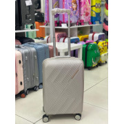 Чемодан 20 дюймов Woond бежевый из полипропилена (ручная кладь)