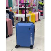 Чемодан 20 дюймов Yufei Lift синий из поликарбоната (ручная кладь)