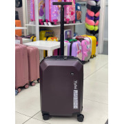 Чемодан 20 дюймов Yufei Lift темно-бордовый из поликарбоната (ручная кладь)