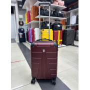 Чемодан 22 дюйма Luyida бордовый из поликарбоната