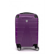 Чемодан 22 дюйма Luyida фиолетовый из поликарбоната