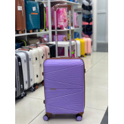 Чемодан 22 дюйма Mironpan фиолетовый из полипропилена (м103)