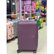 Чемодан 24 дюйма Biler фиолетовый из полипропилена