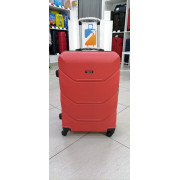 Чемодан 24 дюйма Freedom красный из ABC пластика