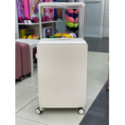 Чемодан 24 дюйма Lunary молочный из поликарбоната