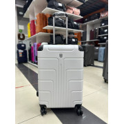 Чемодан 24 дюйма Luyida белый из поликарбоната