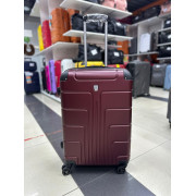 Чемодан 24 дюйма Luyida бордовый из поликарбоната